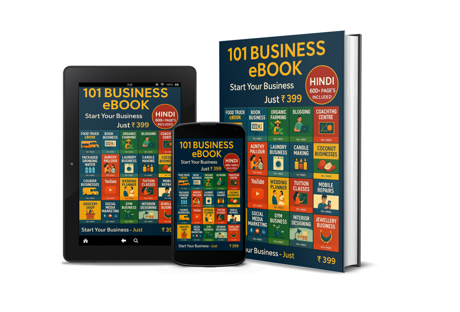 101 Smart Business Ideas eBook– Your Entrepreneurial Guide(हिंदी-600+Pages.)