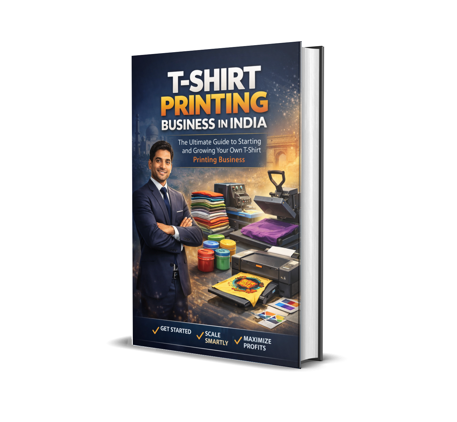 T-Shirt Printing Business eBook (India) – मशीन से मार्केटिंग तक पूरी जानकारी (100+Pages)